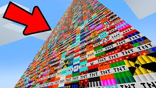 EU e MEU MELHOR AMIGO EXPLODIMOS UMA TORRE GIGANTE de 10000 TNTS CUSTOMIZADAS no minecraft [upl. by Nap]