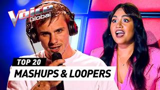 Sensational MASHUPS amp LOOPING Artists on The Voice [upl. by Osnofledi182]