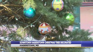 Downtown Hagerstown prepares for Christmas festivities [upl. by Erdnad]