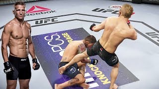 TJ DILLASHAW KICKING GARBRANDTs A  EA UFC 3 [upl. by Lebana]