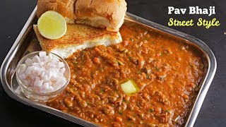 Pav Bhajiపావ్ భాజీ Easy Mumbai Style Pav Bhaji స్ట్రీట్ స్టైల్ పర్ఫెక్ట్ పావ్ భాజీPavBhajiTelugu [upl. by Appolonia]