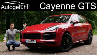 new Porsche Cayenne GTS V8 FULL REVIEW 2020  Red Black Alcantara  let’s go [upl. by Crosby248]