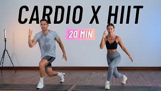 20 MIN CARDIO HIIT WORKOUT  ALL STANDING  Full Body No Equipment Home Workout [upl. by Pasquale886]