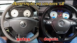 ✅️ Como fazer adaptação do volante vw g7 g8 para gol g3 g4 g5 g6  2024 [upl. by Enelyam]