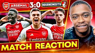 ANOTHER DAY ANOTHER WIN Arsenal 30 Bournemouth Reaction [upl. by Blanka644]