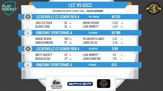 Leederville CC Senior Men A v Kingsway Sportsmans A [upl. by Lucho]