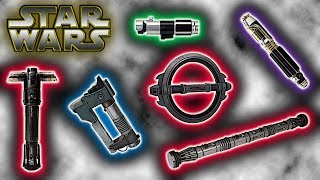 Different Lightsaber Styles Canon UPDATED  Star Wars Explained [upl. by Yerkovich]