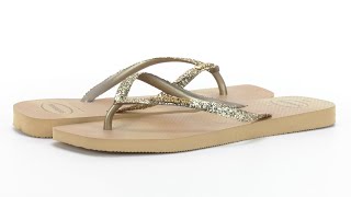 Havaianas Slim Square Glitter Party SKU 9970323 [upl. by Sira]