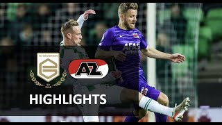 Highlights FC Groningen  AZ  Eredivisie [upl. by Airdnax]