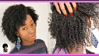 COIFFURE 8 quotComment définir les boucles sur cheveux crépusquot avec du gombo [upl. by Carree]