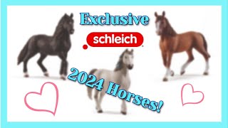 Schleich Exclusive Horses 2024 [upl. by Kincaid296]