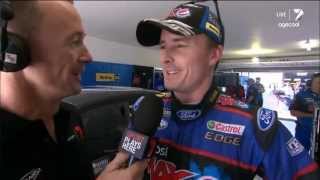 V8s 2013  Winterbottom lets Whincup through pitlane Skaife fuming [upl. by Remde]