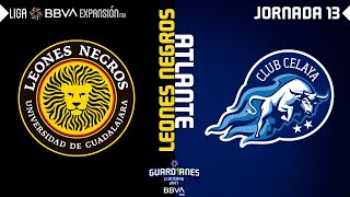 Resumen  Leones Negros 3  1 Celaya  Jornada 13  Guard1anes 2021  Liga BBVA ExpansiónMX [upl. by Sitnerp517]