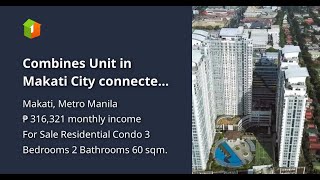 Combines Unit in Makati City connected to MRT3 MAGALLANES STATION [upl. by Jany]