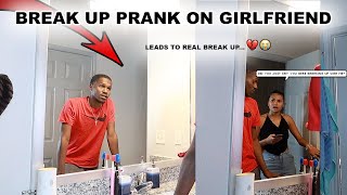 PRACTICING MY BREAKUP SPEECH PRANK ON GIRLFRIEND KAYLA WALKS IN [upl. by Hadria540]