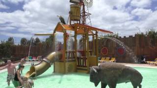 Lanzarote  Rancho Texas Park  Waterpark [upl. by Eigger]