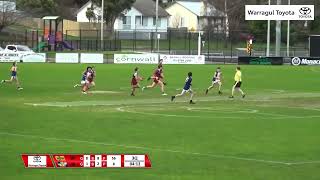 Warragul Industrials v Inverloch Kongwak Under 16s  10072023 [upl. by Dadirac543]