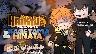 Haikyuu reacts to Kageyama Tobio and Hinata Shoyo  angst   ashlynx [upl. by Evot816]