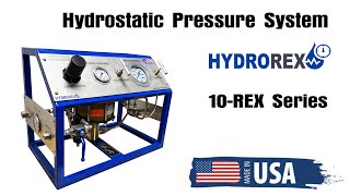 Hydrostatic Test System Pneumatic Pressure Test Pump [upl. by Sig958]