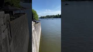 Meise river in Maastricht 🇳🇱🏞️shorts travel river netherlands vlog maastricht [upl. by Omora808]