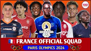 France Official Football Team Olympic Games Paris 2024  France U21 Squad [upl. by Omland521]