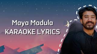 Maya Madula by Rojman Maharjan  KARAOKE LYRICS [upl. by Anihtyc]