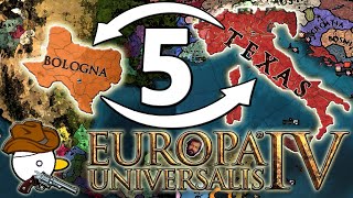 ASBURGO INSAZIABILI  BOLOGNA ► TEXAS  EUROPA UNIVERSALIS 4 136  Gameplay ITA 5 [upl. by Lance340]