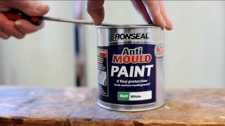 Ronseal Anti Mould Paint  Treating and Preventing Mould [upl. by Adnwahs]