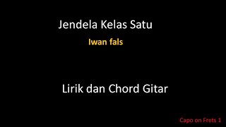 Jendela kelas satu Iwan Fals  Lirik dan Chord gitar [upl. by Dirk]