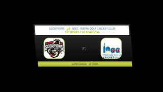 IOCC Indian Odisha CC vs Scorpions  ST20 S06 tasksports cricket sharjahsports cricketteam [upl. by Ernestus]