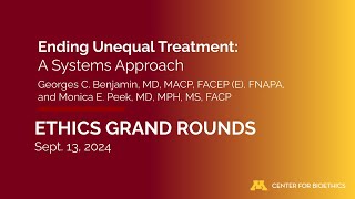 Ending Unequal Treatment A Systems Approach [upl. by Erdnuaed217]