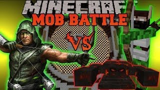 GREEN ARROW VS SUN BOSS ELF HUNTER amp MUTANT SKELETON  Minecraft Mod Battle  Mob Battles  Mods [upl. by Fesuy]