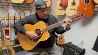 David and Trenton Demo an FG720S12 Yamaha 12string acoustic guitar [upl. by Gifford]