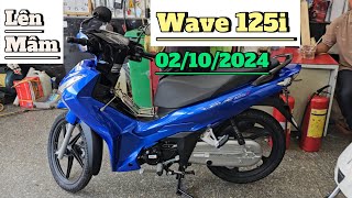 Wave 125i màu xanh GP lên mâm về Bạc Liêu ngày 021024 tại CH Mai Duyên Khải Phạm wave wave125 [upl. by Artaed]