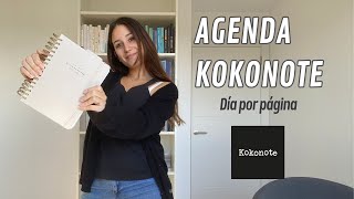 AGENDA KOKONOTE DÍA por PÁGINA  Cómo ES por DENTRO y cómo me ORGANIZO en el TRABAJO [upl. by Rafaellle]