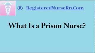 Correctional Nurse  Prison Nurse Salary and Job Overview [upl. by Bank]