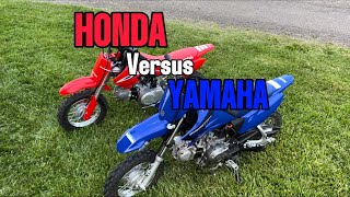 CRF50F Vs TTR50 REVIEW [upl. by Eillod252]