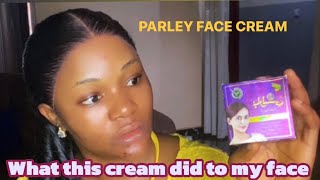 HONEST REVIEW ON PARLEY FACE CREAMWHAT IT DID TO MY FACE parley facecream trending [upl. by Neral]