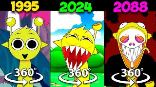 360° VR Incredibox Sprunki 1995 vs 2024 vs 2088 [upl. by Utas]