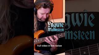 🎸 Yngwie Malmsteen  Trilogy Suite Op 5  This is FAST 😅 YngwieMalmsteen Yngwie [upl. by Karly]