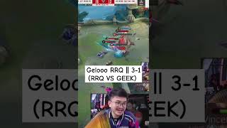 31 RRQ VS GEEK [upl. by Alphonsine]