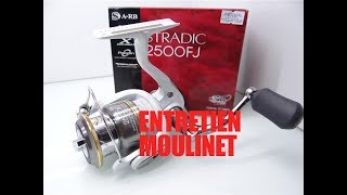 Nettoyer  Entretenir son moulinet spinning  Shimano Stradic 2500  Cleaning a Spinning reel [upl. by Accire]