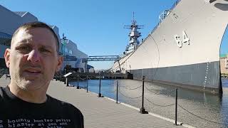 USS Wisconsin Battleship BB64 Norfolk VA [upl. by Lavine]