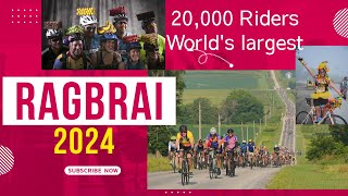 RAGBRAI 2024 Worlds largest longest and oldest biking event [upl. by Chris]