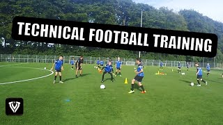 BALL MASTERY  PASSING  U11  U12  U13  U14  FOOTBALL  SOCCER  TRAINING  EXERCISE [upl. by Akerdnuhs595]