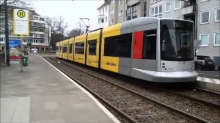 Straßenbahn Düsseldorf Umleitungen wegen Tausendfüßlerabriss Teil 1 [upl. by Salisbury]