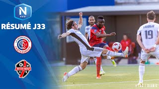 J33 La Berrichonne de Châteauroux – Bastia Borgo 00 le résumé  National FFF 20212022 [upl. by Auhesoj]