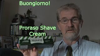 PRORASO Shaving Cream Review and HOW TO Demonstration [upl. by Enilrahc]