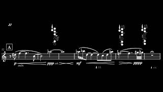 Dalton H Regnier postnap haze  for unaccompanied clarinet score video [upl. by Leahey]