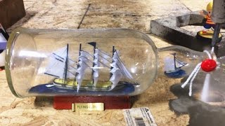 Ship In A Bottle vs 60000 PSI Waterjet [upl. by Adamek]